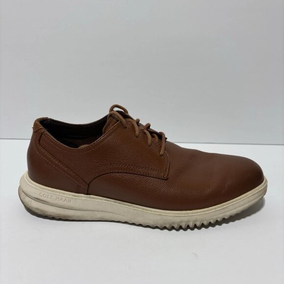 Cole Haan Men’s Grand+ Plain Toe Oxford Tan, Size 10 M - Picture 1 of 7